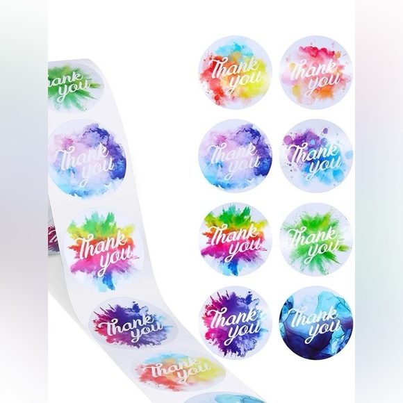 Thank you stickers - Picture 1 of 3